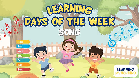 Fun Song For Learning Days of The Week | For Toddlers | Preschoolers | Educational Song