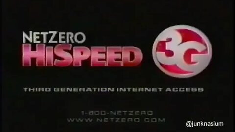 "NetZero Dial-Up High Speed 3G Commercial" 2005 (Lost Media) 2000s Commercial