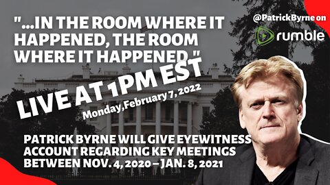 Press Conference: Patrick Byrne on stating the facts on meetings between Nov 4 2020 - Jan 8 2021
