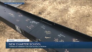 STEAD School at Reunion topping off ceremony