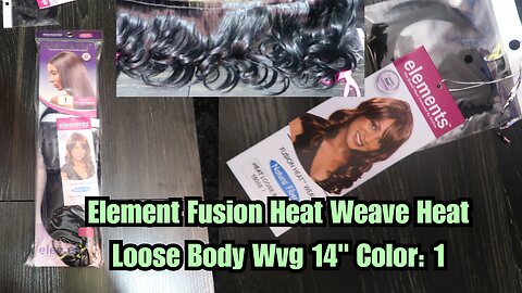 Element Fusion Heat Weave Heat Loose Body Wvg 14"Color 1