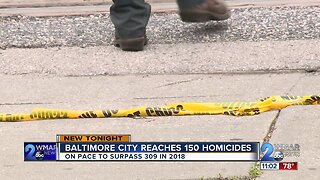 Baltimore city reaches 151 homicides