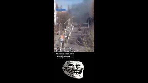 Man filming in Ukraine shot at by tank and barely reacts 🇷🇺 vs 🇺🇦
