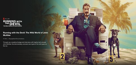 ⚡️⚡️⚡️ Aug 23 2022 - John McAfee +++ Netflix Documentary +++ Q Already Know ⚡️⚡️⚡️