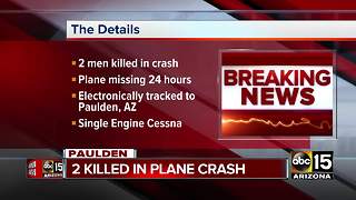 Plane crashes outside of Prescott, 2 dead