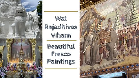 Wat Rajadhiwas Wiharn - With Italian Frescos - The Temple of the Kings - Bangkok Thailand 2023