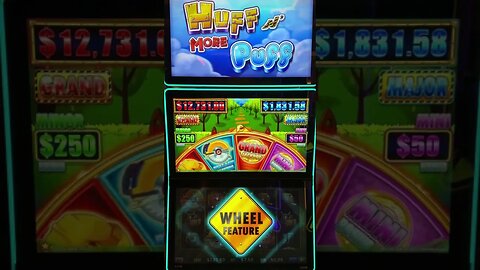 Wheel Bonus on Huff N More Puff! 🤩 #huffnpuff #slotbonus