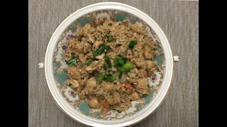Chicken Fried Rice How To Make/ Fried Rice with Chicken and Vegetables