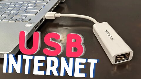 How to add an internet plug to a computer without one (USB Ethernet jack)