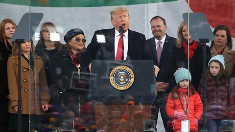 Trump Addresses Annual March For Life In Presidential First