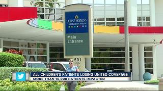 All Children's patients losing United coverage