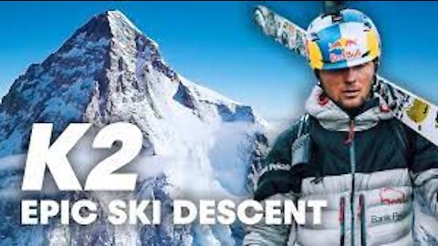 The world's first ski descent of K2