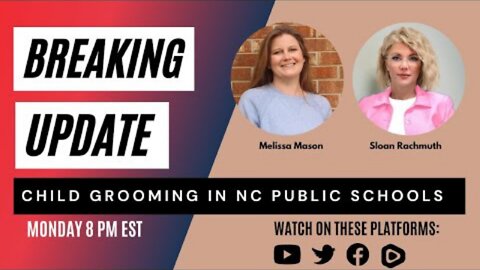 🚨 TONIGHT 8 PM: Schools privately grooming children in NC