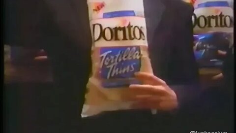 Lost Snack Food 90s Commercial│Doritos Tortilla Thins "Crunching Chips At the Symphony" │1993