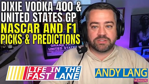 Dixie Vodka 400 Picks and Odds | F1 United States Grand Prix Betting Preview | Life in the Fast Lane