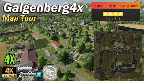 Galgenberg 4x | Map Tour | Farming Simulator 22