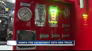 Nampa Fire Department gets new truck