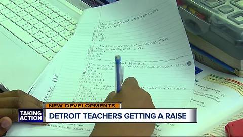 Detroit public school teachers getting raise ahead of school year