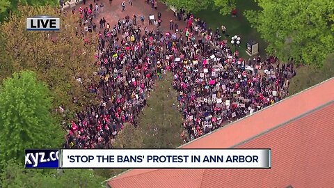#StopTheBans on abortion rally being held on University of Michigan campus