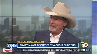 Poway mayor discusses synagogue shooting