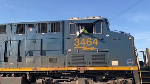 CSX Q216 Autorack Train Part 3 from Sterling, Ohio April 23, 2022