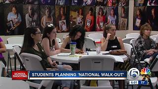 Students planning National Walk Out for March