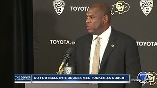 Mel Tucker introduced as new head football coach at the University of Colorado
