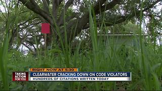Clearwater cracking down on code violators