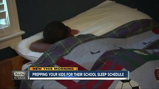 How to prepare your child for their school sleep schedule