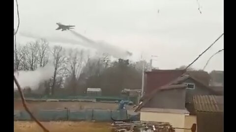 Russian Invasion | Russian Fighter Plane FIRES Missiles Into Ukraine (Real or Fake?)