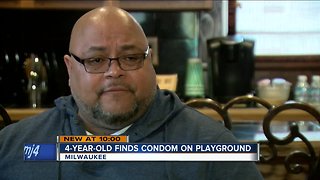 4-year-old finds condom on school playground