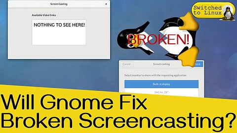 Will Gnome Fix Screencasting Before Embedding the Application?