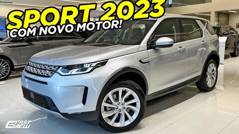 NOVO LAND ROVER DISCOVERY SPORT DIESEL 2023 COM NOVO MOTOR HÍBRIDO E 7 LUGARES