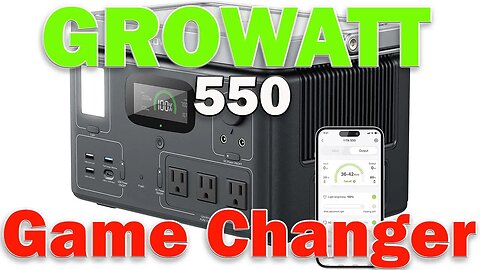 GROWATT 550 Portable Power Station - Find Out What Makes it a Game-Changer!