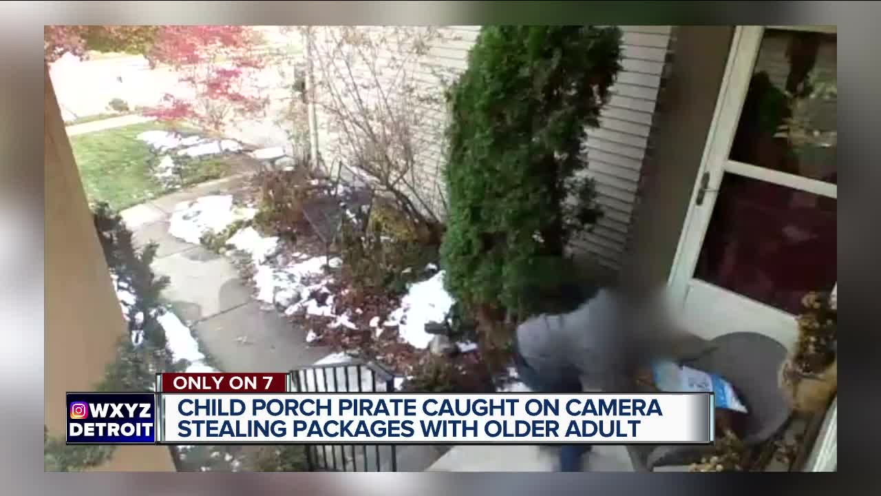 'I was shocked.' Video shows child accompanied by adult stealing packages from Clinton Township home