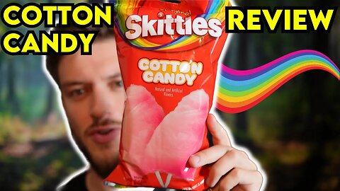 Skittles COTTON CANDY Review
