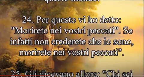 Lettura Vangelo di Giovanni cap 8 Gesù disse:«Se rimanete fedeli ALLA MIA PAROLA,sarete davvero miei discepoli;conoscerete la verità e la verità vi farà liberi» In verità,in verità vi dico:se uno osserva LA MIA PAROLA,non vedrà mai la morte