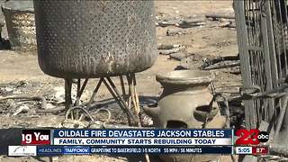 Jackson Stables rebuilding after fire destroyed the property