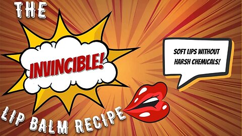 The INVINCIBLE Lip Balm #medicated #ayurvedic #lipbalm #recipe (CARMEX DUPE)