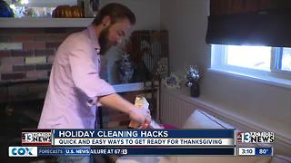 Holiday cleaning hacks