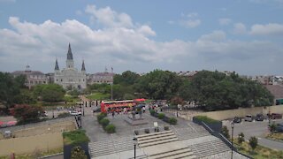 Jackson Square, New Orleans, July 4, 2021