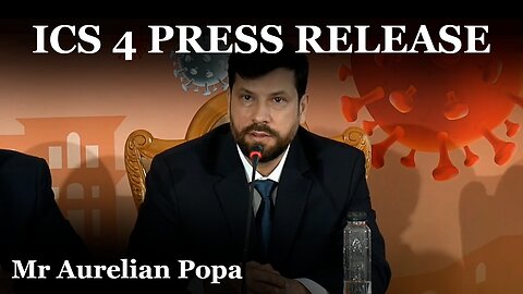 Mr Aurelian Popa | International Crisis Summit 4 Press Release [CLIP]