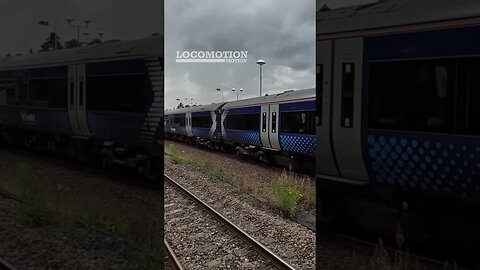 Scotrail Turbostar Class 170 number 170431 departs Cupar station, Scotland