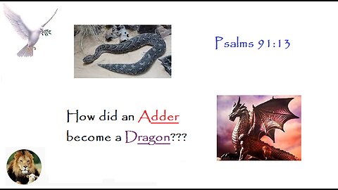 Psalms 91:13 A Dragon Replaced A Snake Supernatural Bible Change