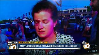 Maryland shooting survivor remembers colleagues