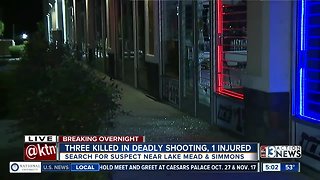 Triple homicide in North Las Vegas