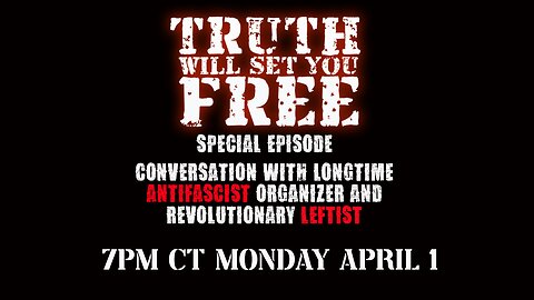 Special Live Discussion with an "Antifascist Revolutionary"