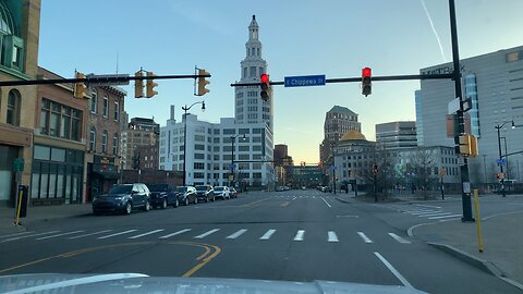 Buffalo, NY Downtown Drive - 4K 60FPS