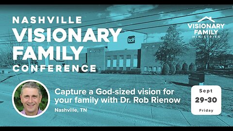 Nashville Visionary Family Conference Invitation
