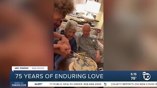 San Diego couple shares 75 years of enduring love